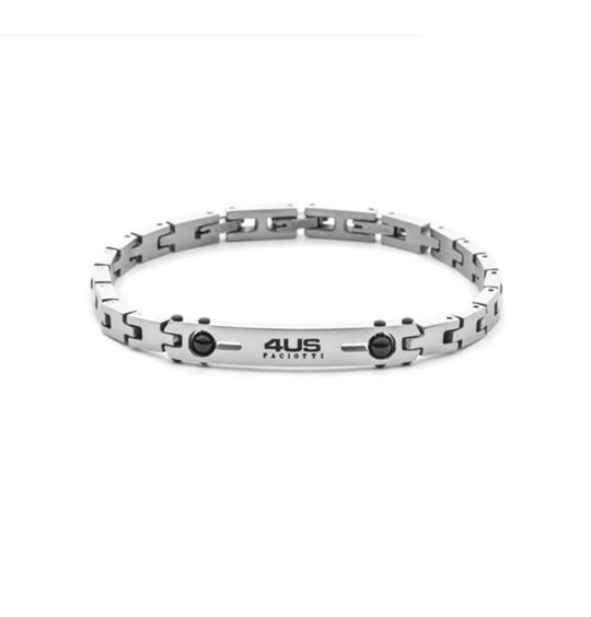 Bracciale 4US: Cesare Paciotti Uomo in Acciaio 4UBR8490 - 4UBR8490